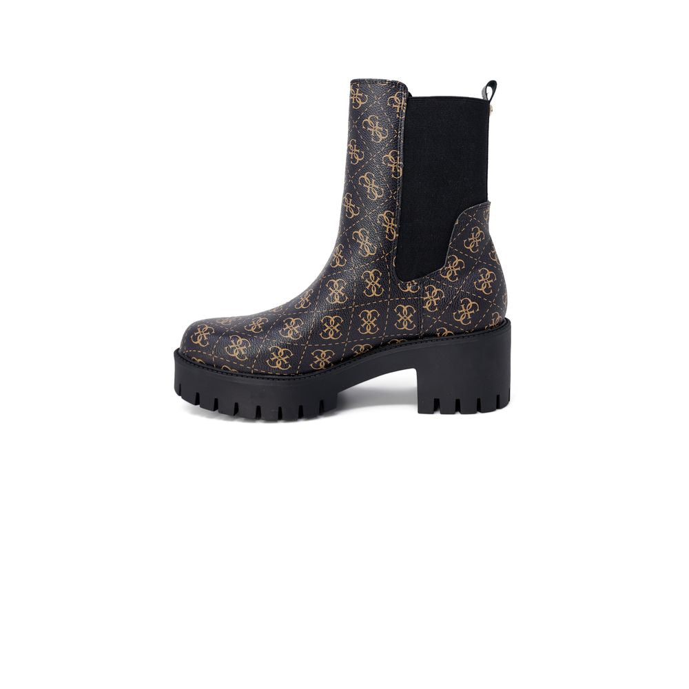 Guess – Schwarze Lederstiefel