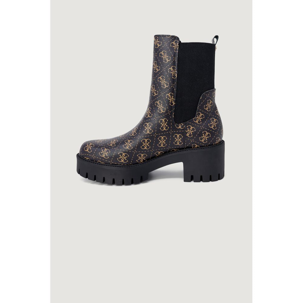 Guess – Schwarze Lederstiefel