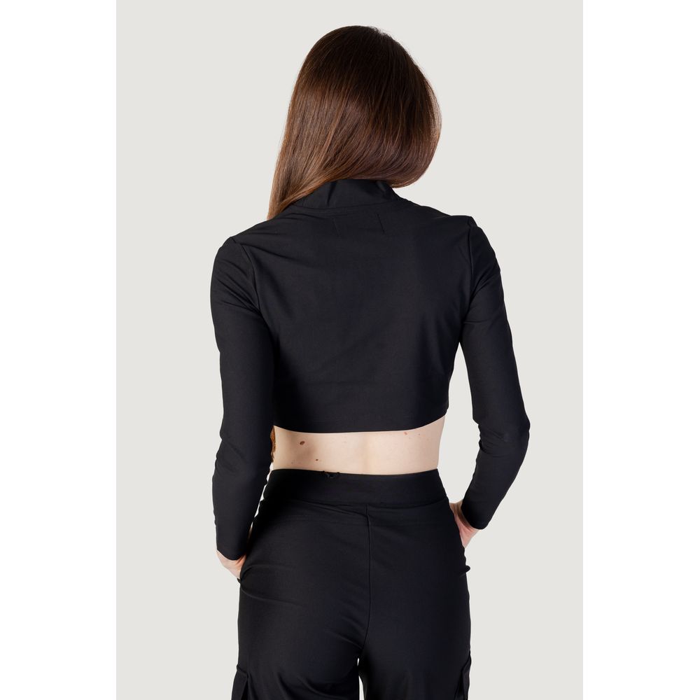 Bluze și tricou Calvin Klein Jeans negre din poliester reciclat
