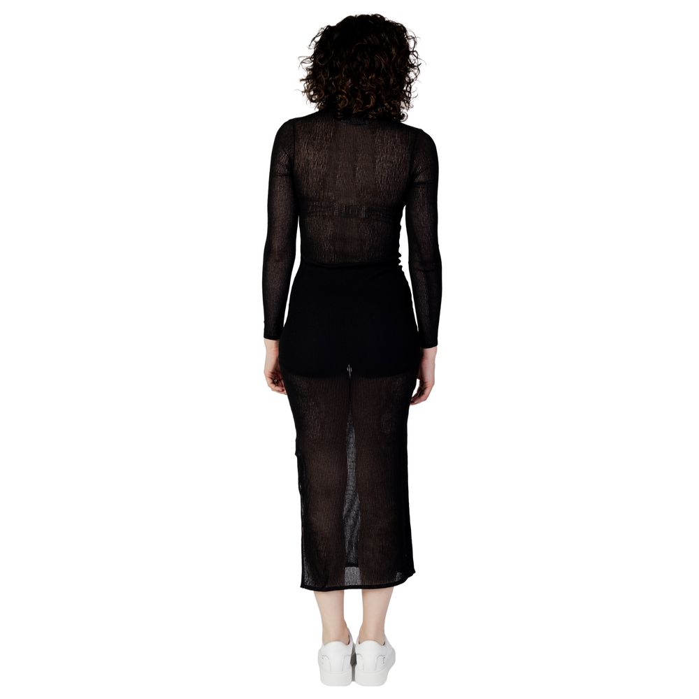 Rochie neagră Marabou de la Calvin Klein Jeans