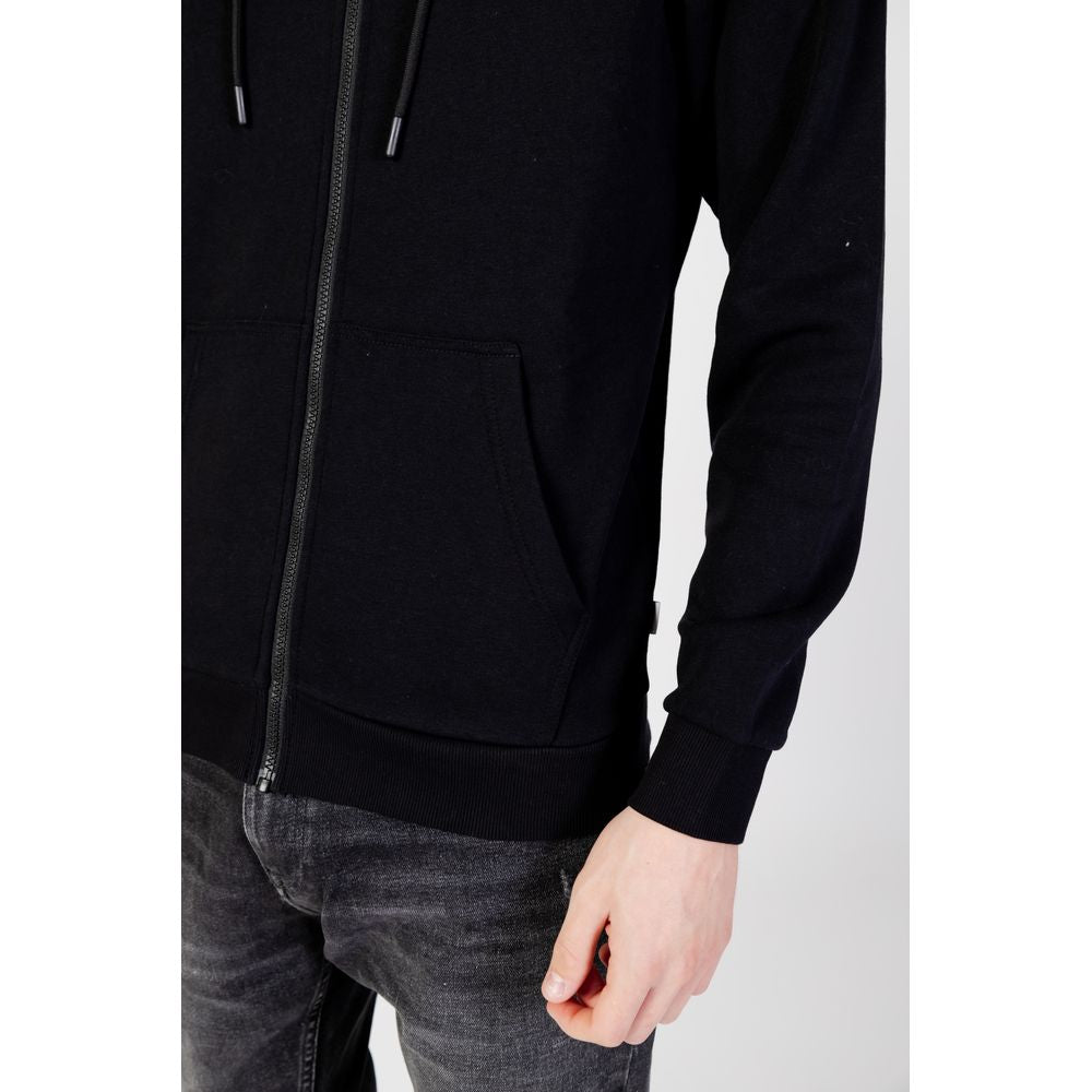 Pulover Jack Jones negru din poliester
