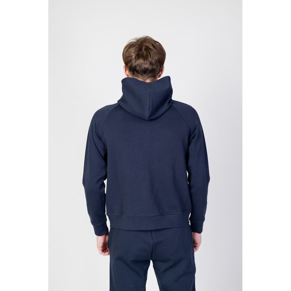 Pulover albastru din bumbac US POLO ASSN.