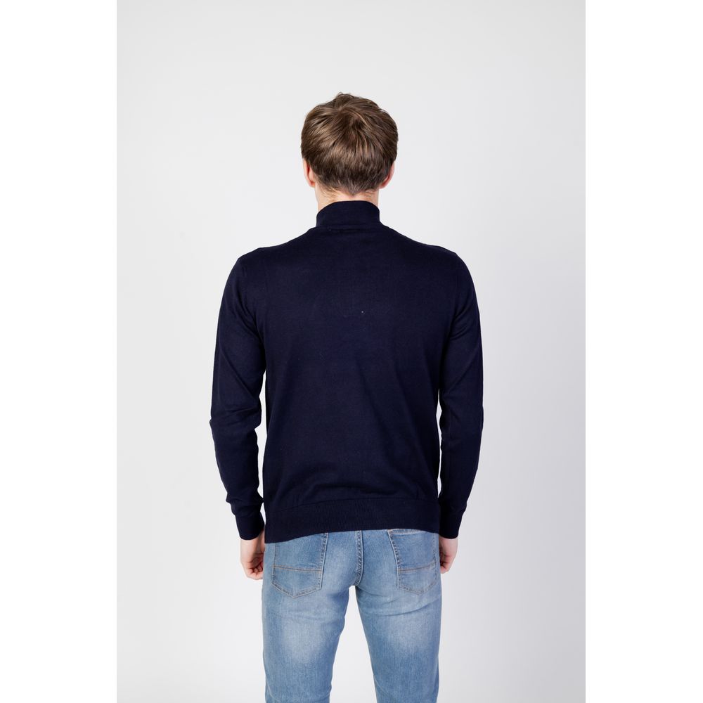 Pulover albastru din bumbac US POLO ASSN.