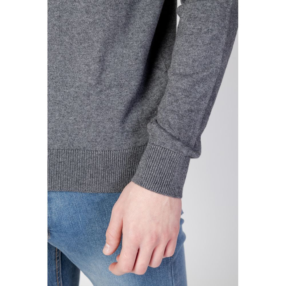 Tricou gri din bumbac US POLO ASSN.