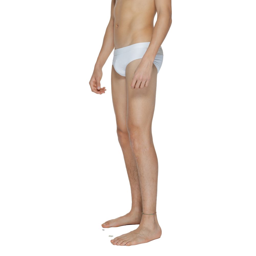 Costum de baie Calvin Klein din poliamidă albă