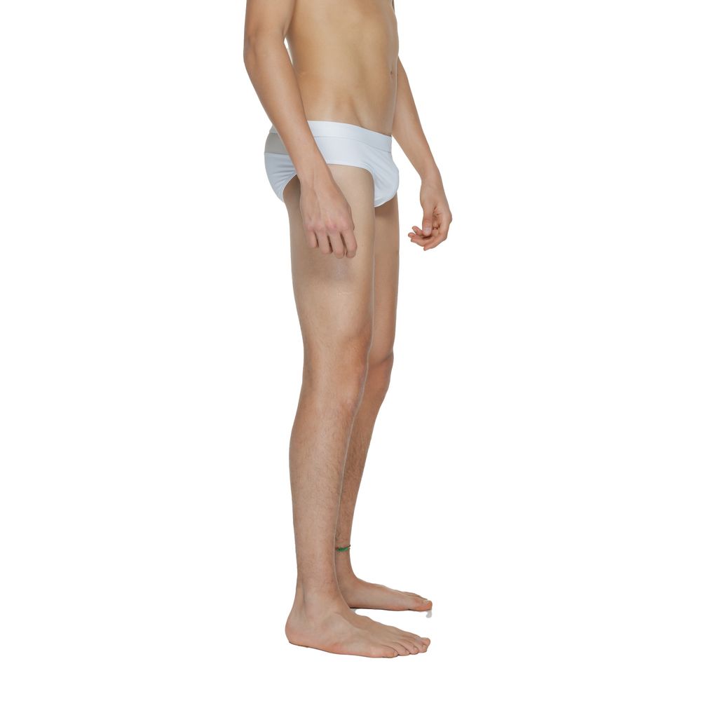 Costum de baie Calvin Klein din poliamidă albă