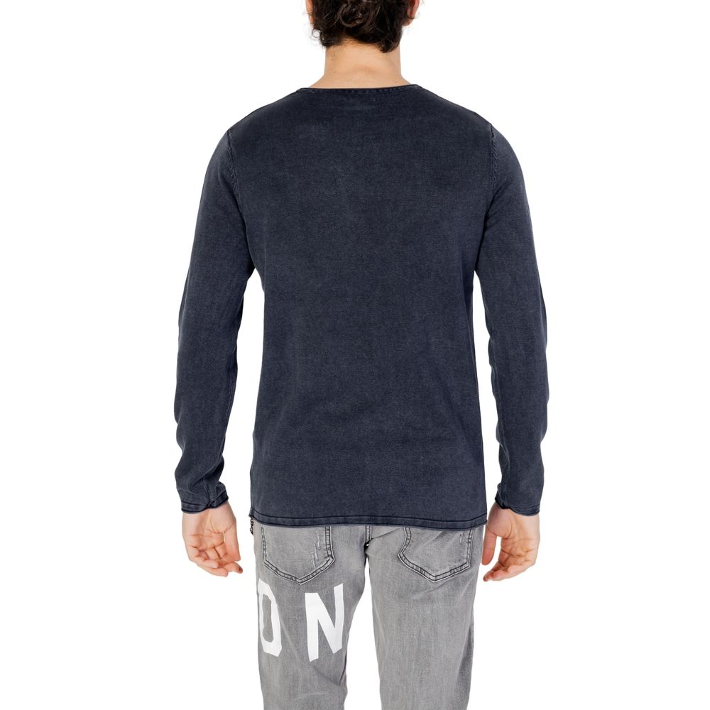 Tricou Jack Jones albastru din bumbac