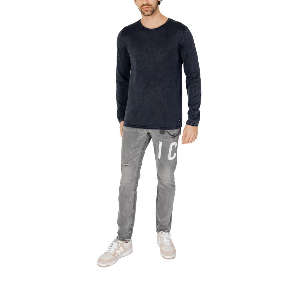 Tricou Jack Jones albastru din bumbac