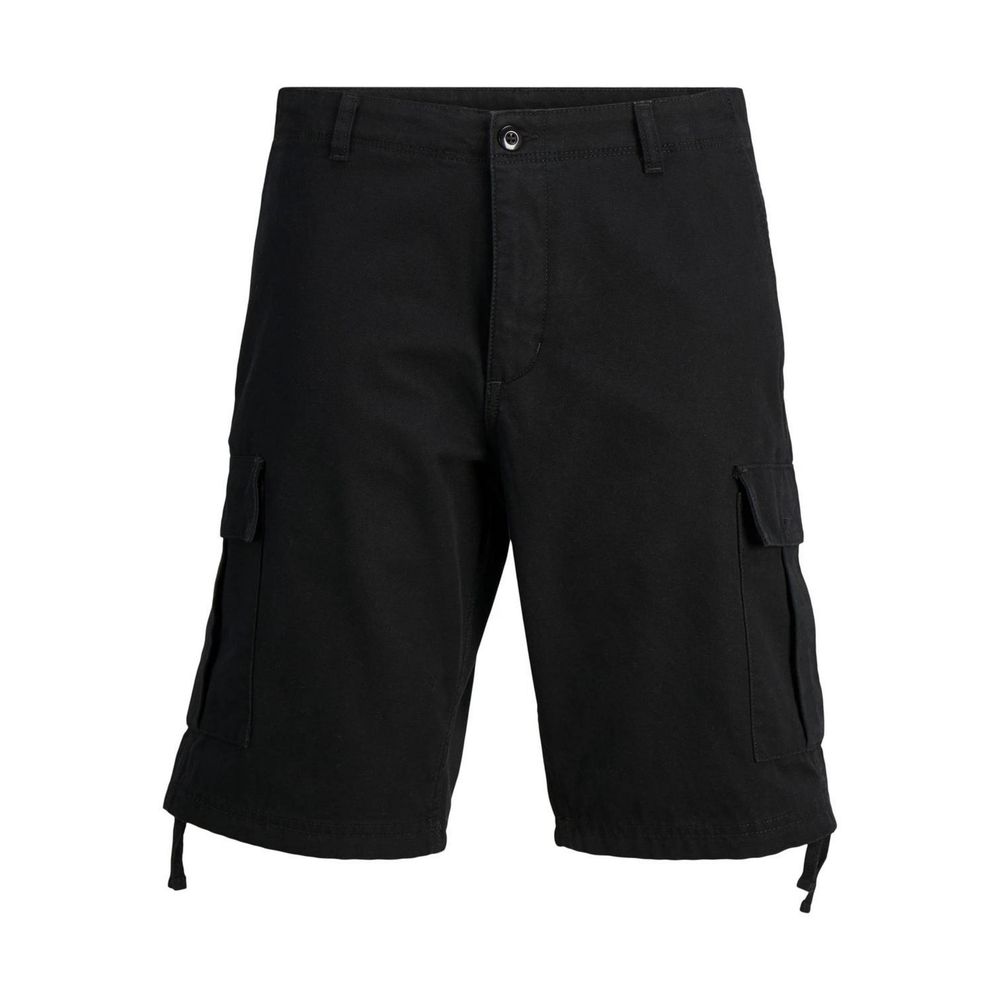 Jack Jones – Schwarze Baumwollshorts