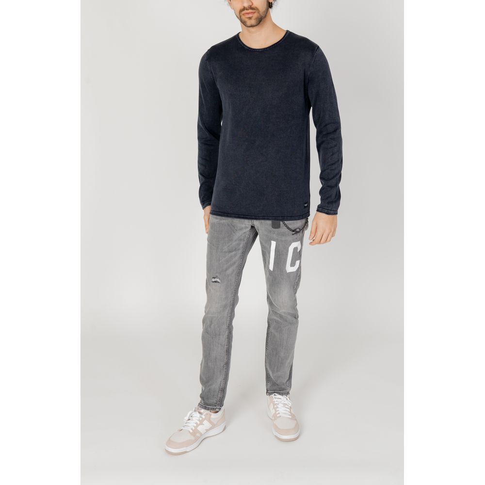 Tricou Jack Jones albastru din bumbac