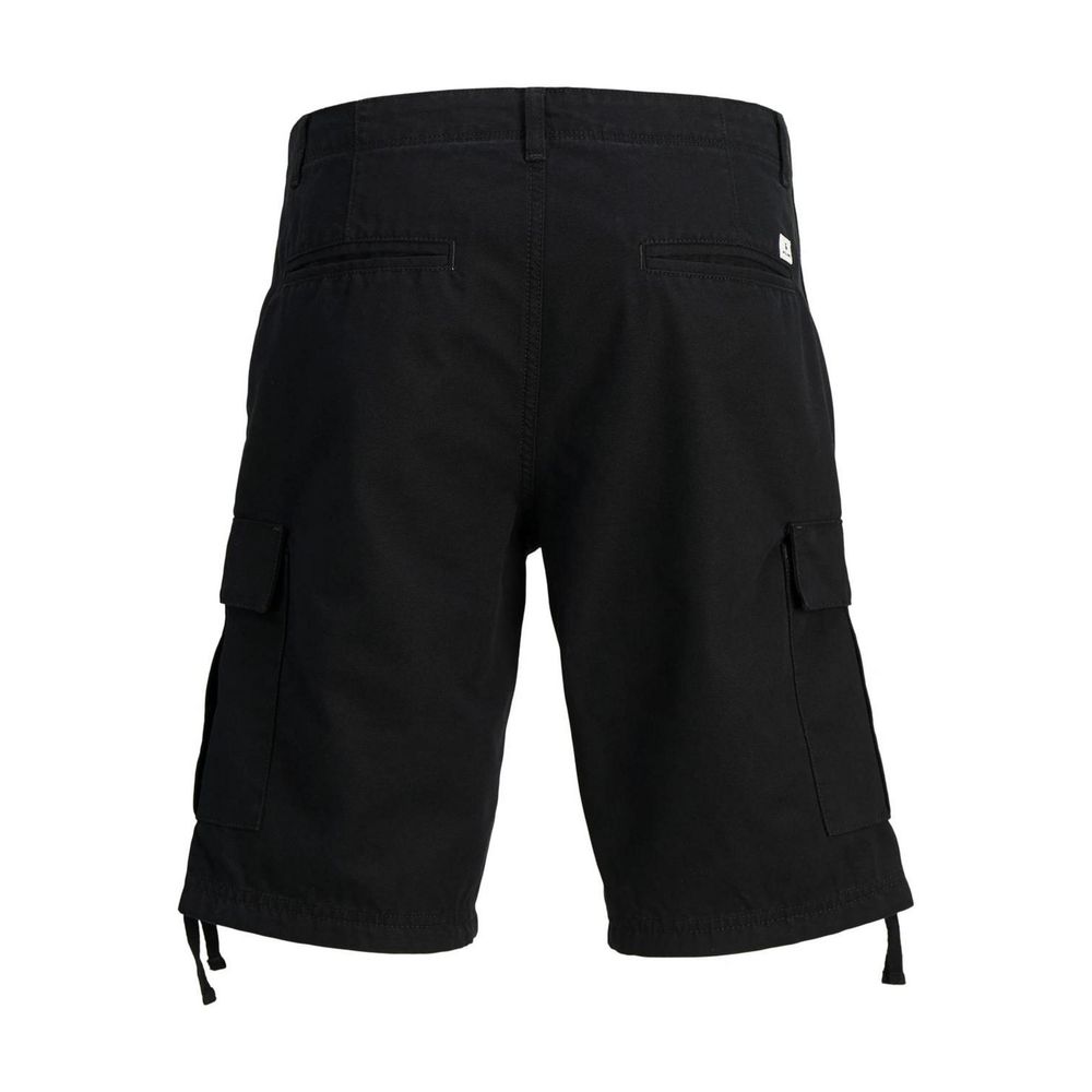 Jack Jones – Schwarze Baumwollshorts