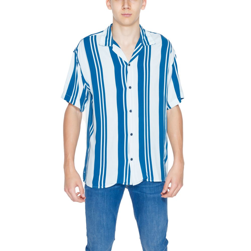 Jack Jones – Blaues Viskosehemd