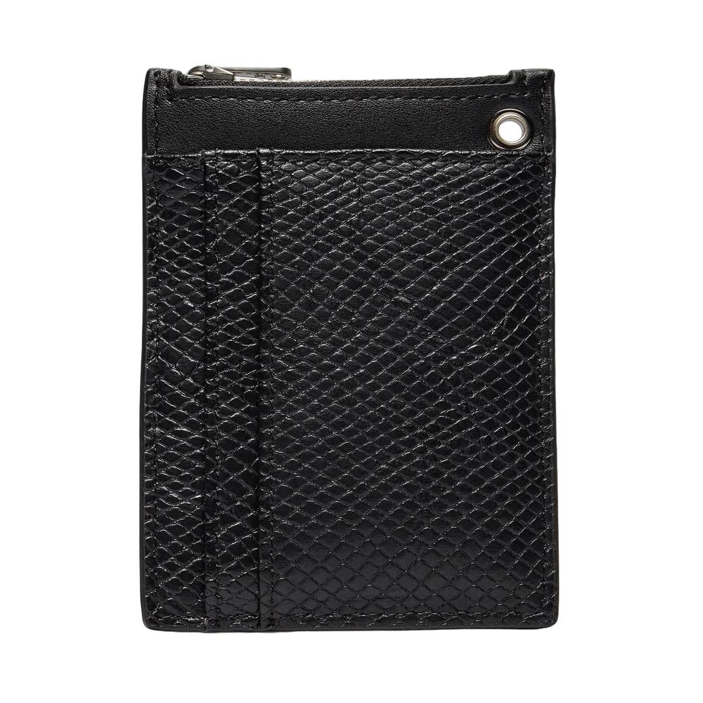 Calvin Klein Jeans – Schwarze Polyethylen-Geldbörse