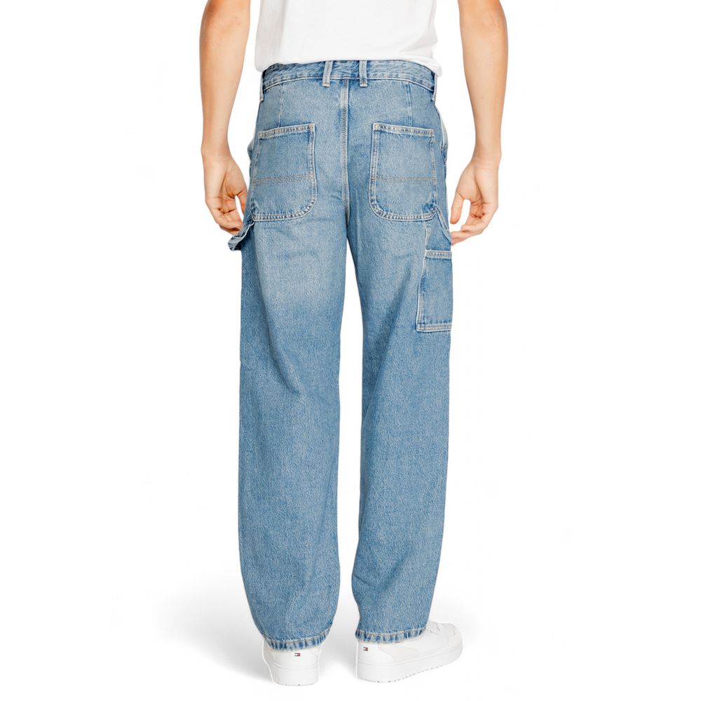 Blugi și pantaloni din bumbac albastru Jack Jones