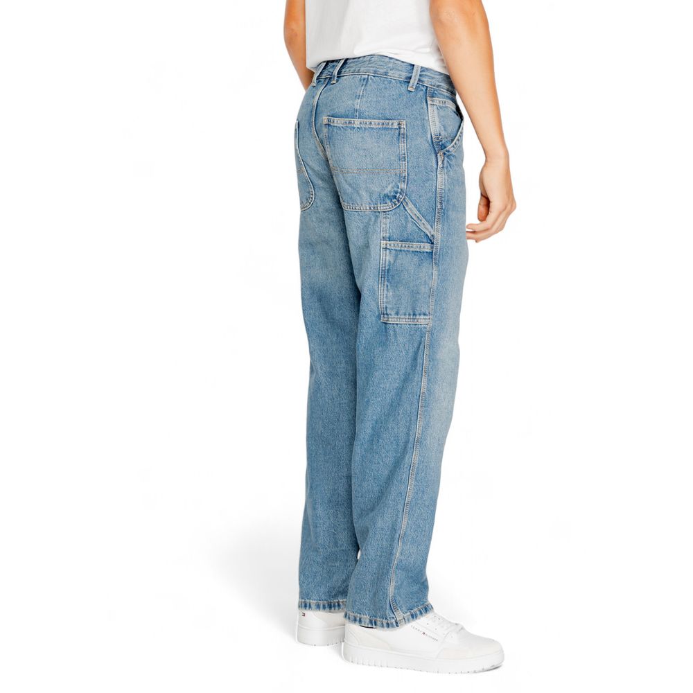 Blugi și pantaloni din bumbac albastru Jack Jones