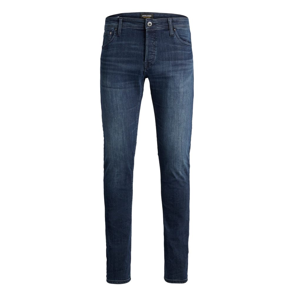 Blugi și pantaloni din bumbac albastru Jack Jones