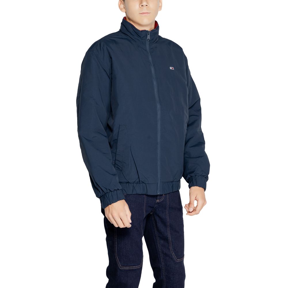 Tommy Hilfiger Jeans – Blaue Polyamidjacke