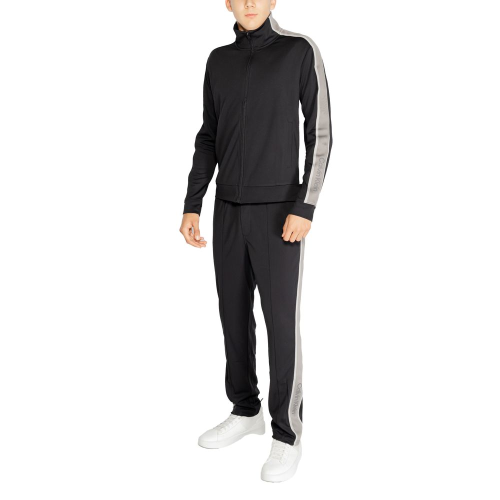 Calvin Klein Sport – Schwarzer Pullover aus recyceltem Polyester
