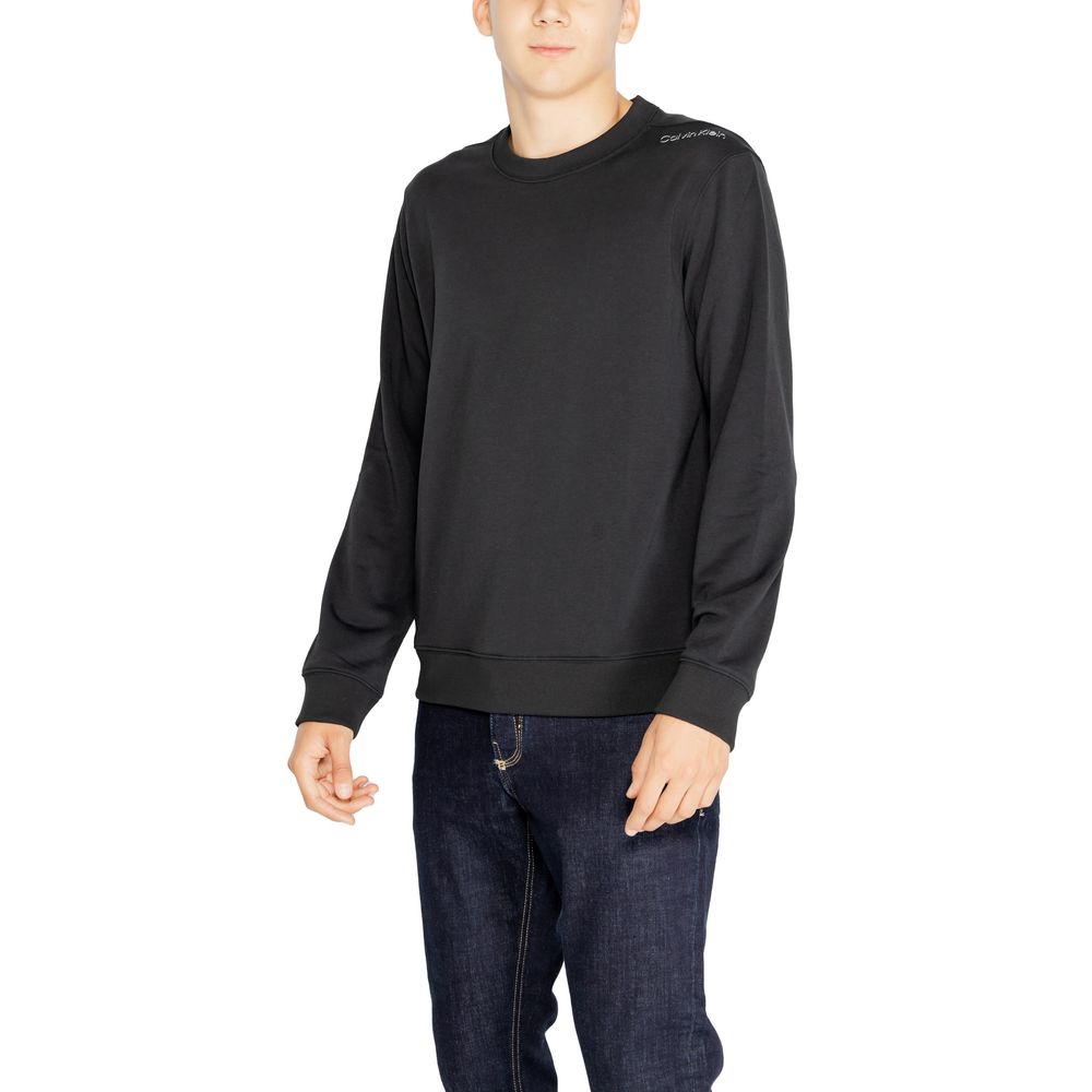 Calvin Klein Sport – Schwarzer Pullover aus recyceltem Polyester