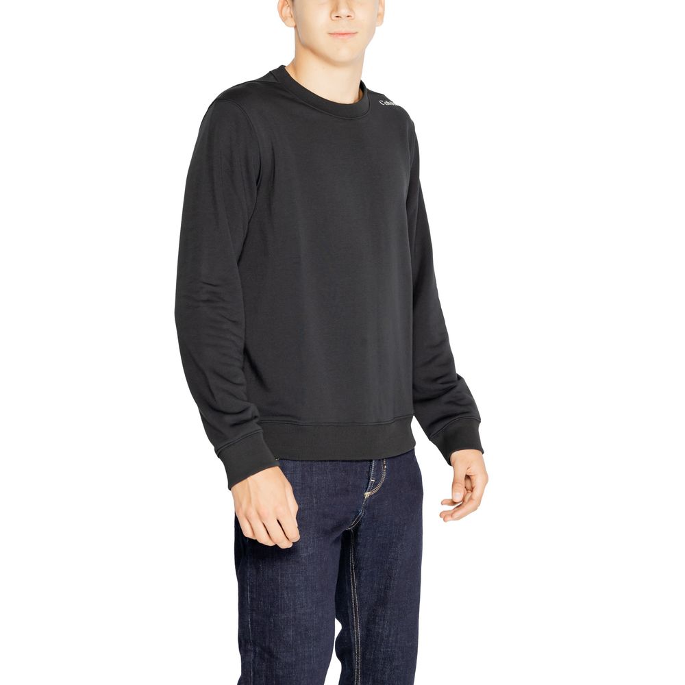 Calvin Klein Sport – Schwarzer Pullover aus recyceltem Polyester