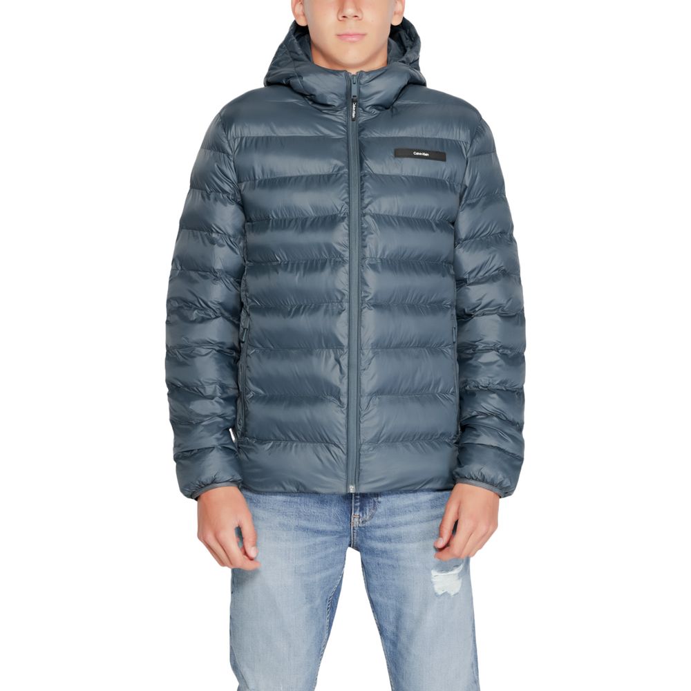 Calvin Klein – Schwarze Jacke aus recyceltem Polyester