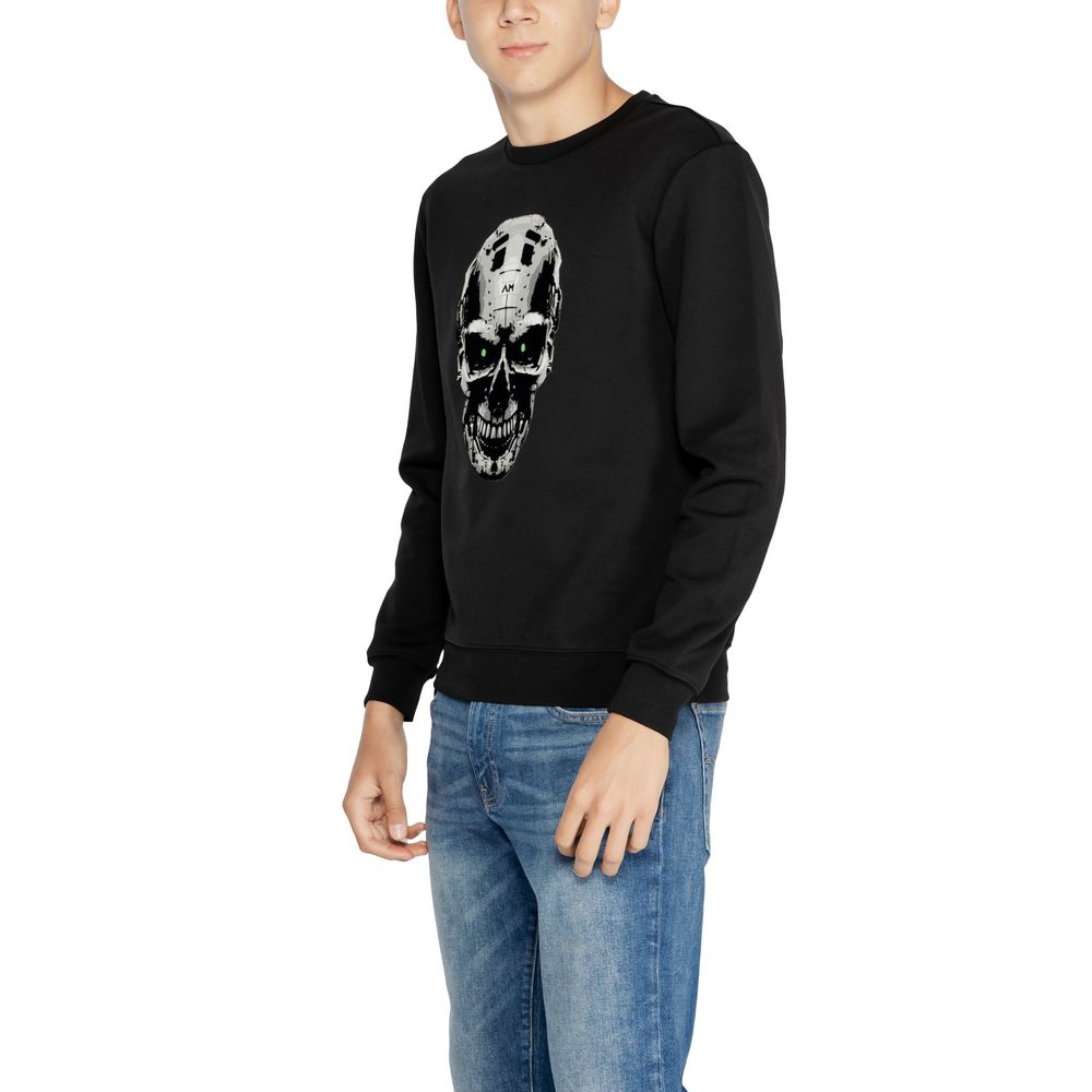 Antony Morato Schwarzer Baumwollpullover