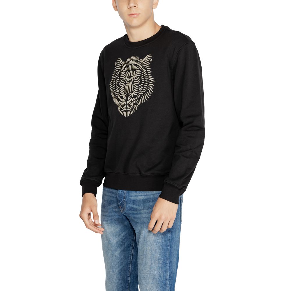 Antony Morato Schwarzer Baumwollpullover