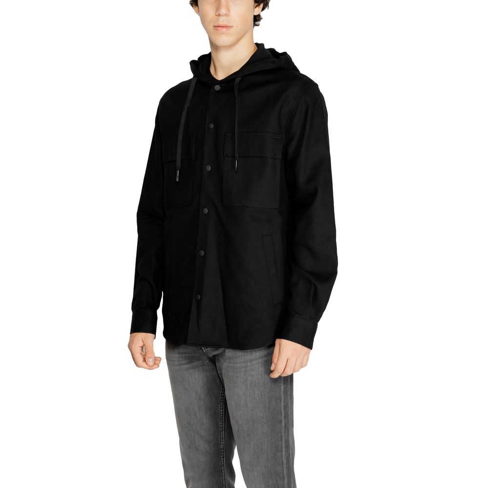 Schwarzes Baumwollhemd von Antony Morato