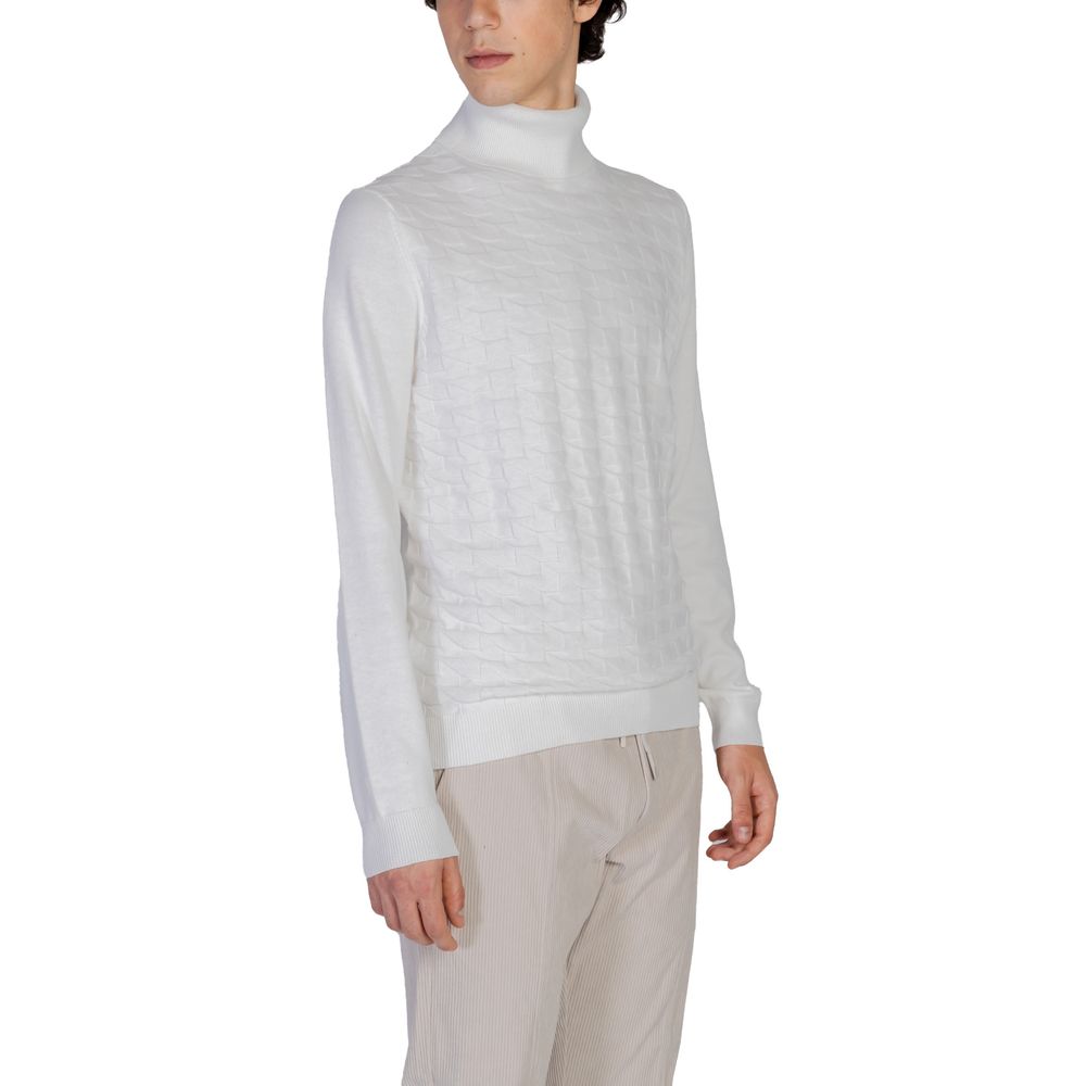 Antony Morato Weißer Baumwollpullover