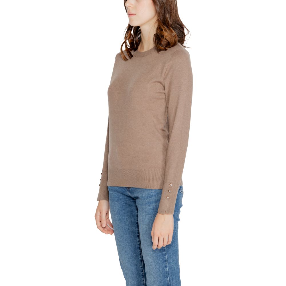 Jacqueline De Yong Topuri și tricou gri din viscoză