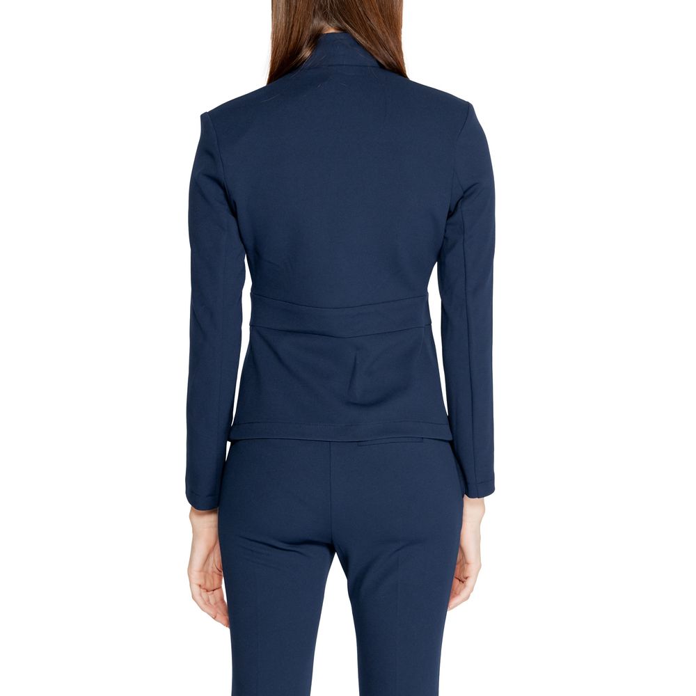 Rinascimento Blue Polyester Blazer