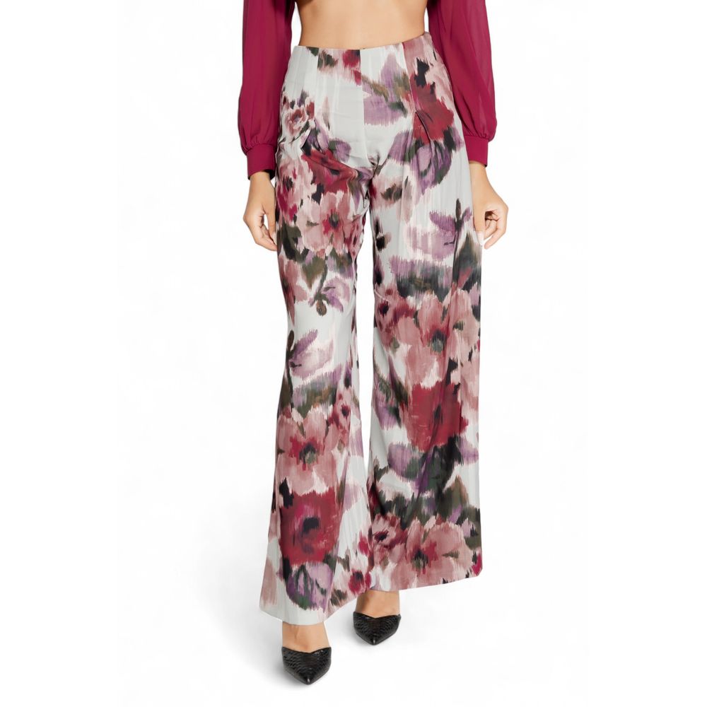 Rinascimento Bordeaux Polyester Jeans & Hose