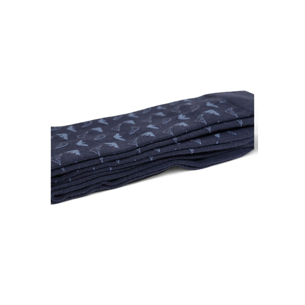 Emporio Armani Underwear – Blaue Baumwollsocke