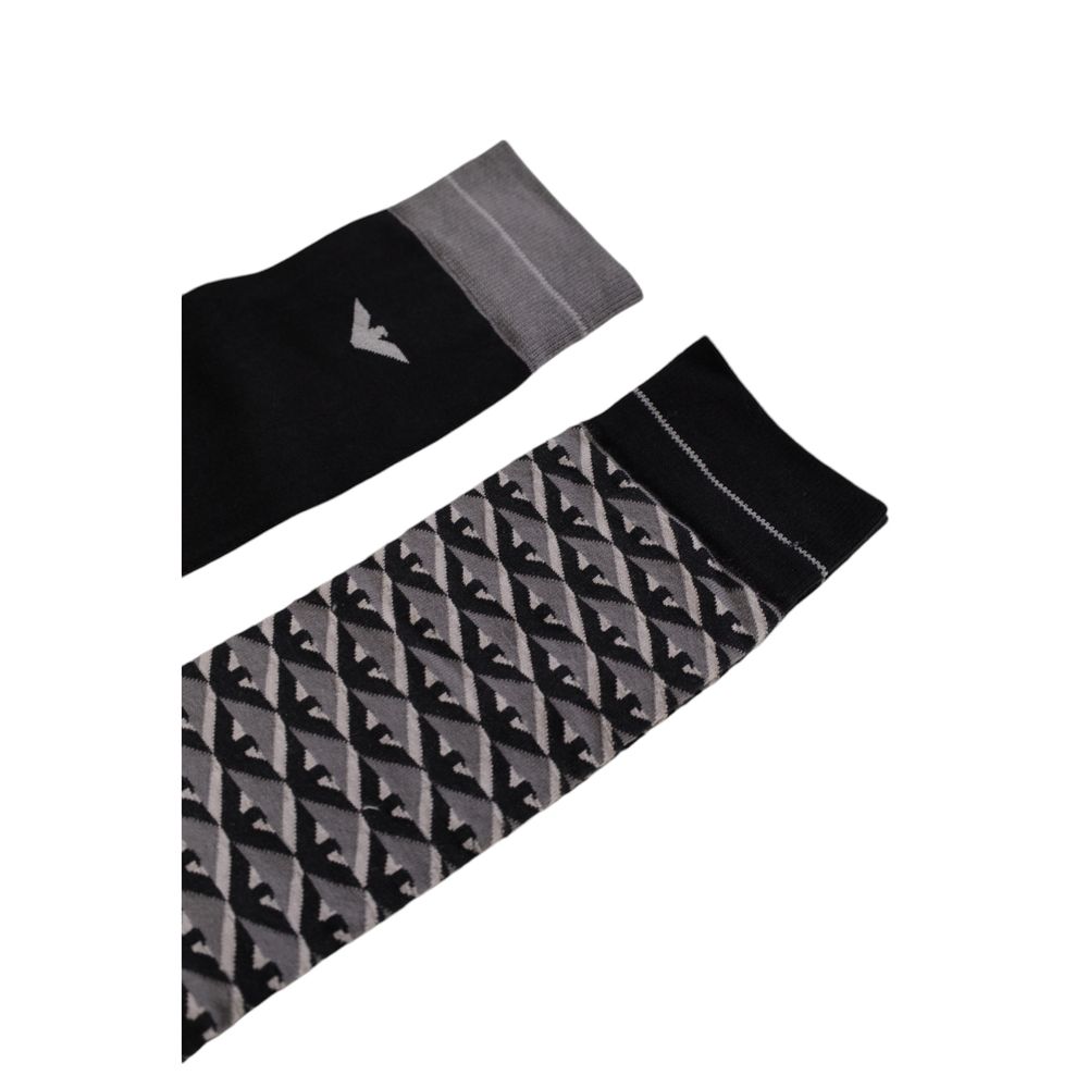 Emporio Armani Underwear – Graue Baumwollsocke