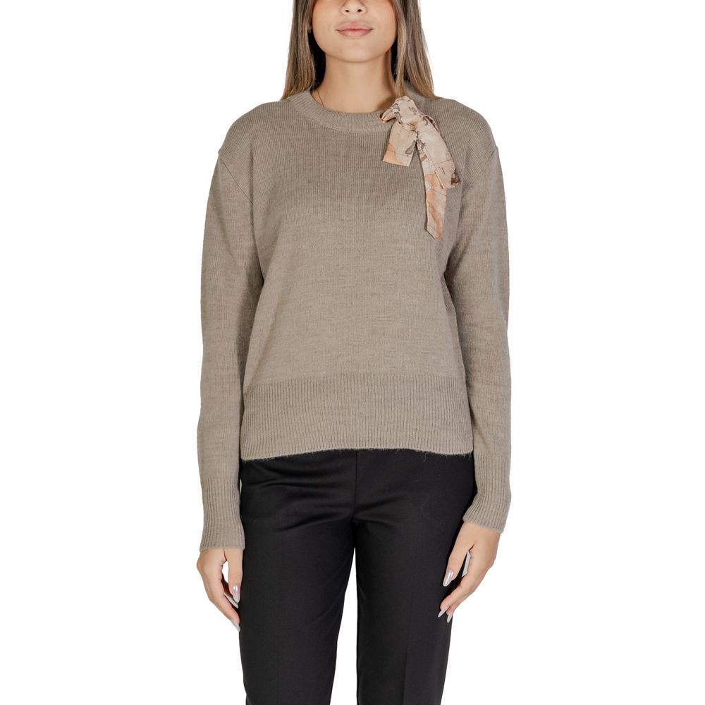 Alviero Martini Prima Classe Beige Polyesterpullover