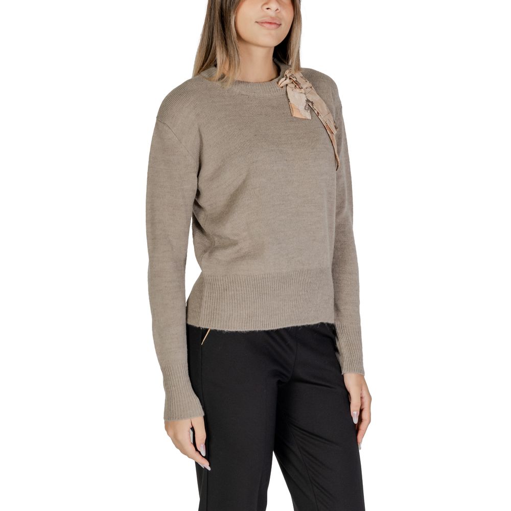 Alviero Martini Prima Classe Beige Polyesterpullover