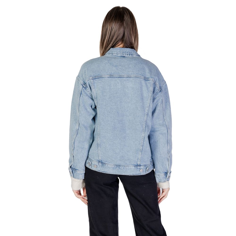 Vero Moda Hellblaue Baumwolljacken und -mäntel