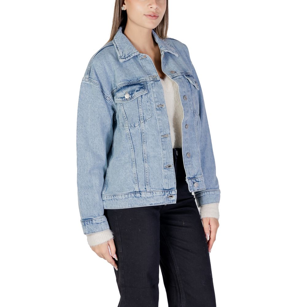 Vero Moda Hellblaue Baumwolljacken und -mäntel