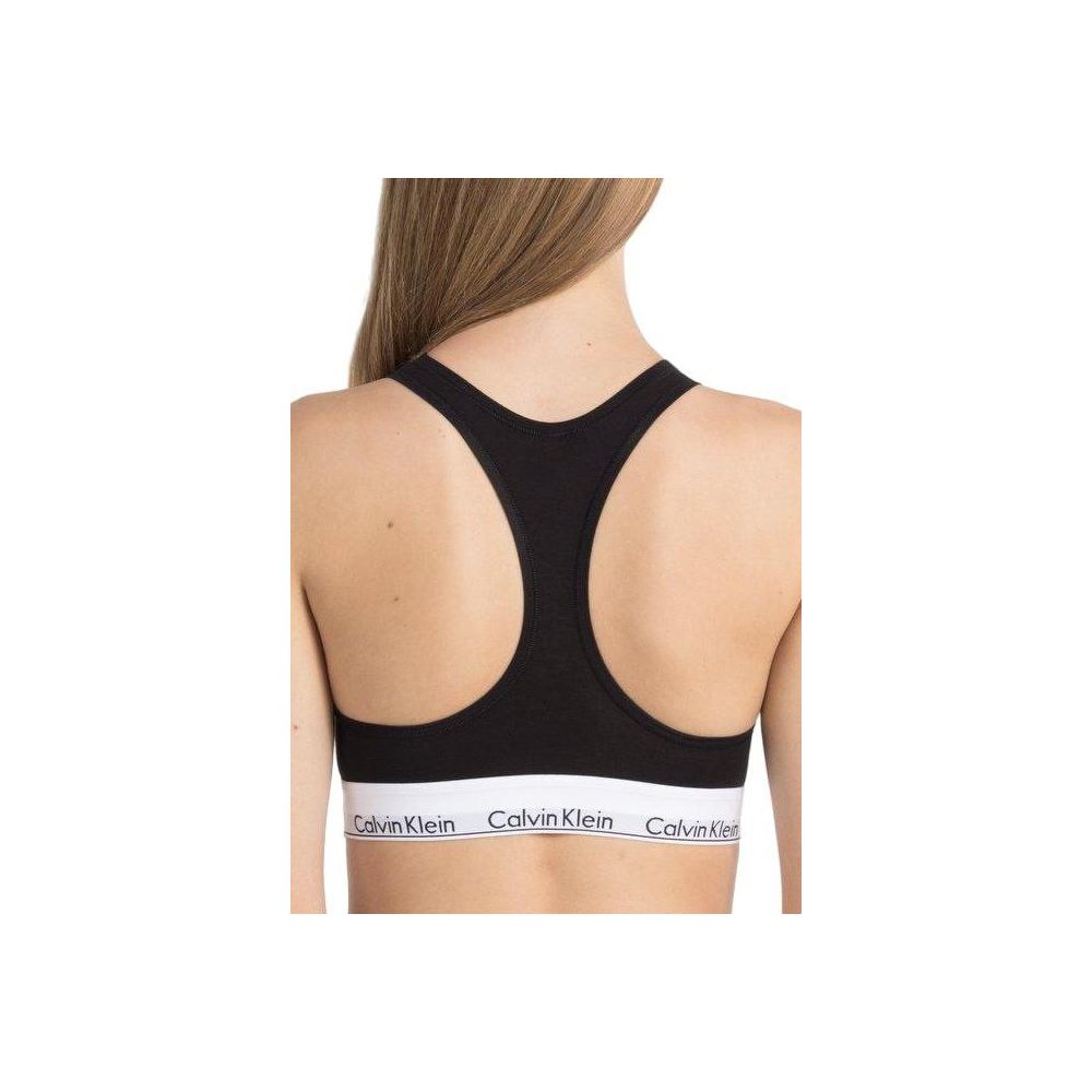Sutien Calvin Klein Underwear negru din bumbac