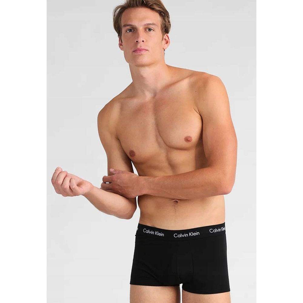 Boxer din bumbac negru Calvin Klein Underwear