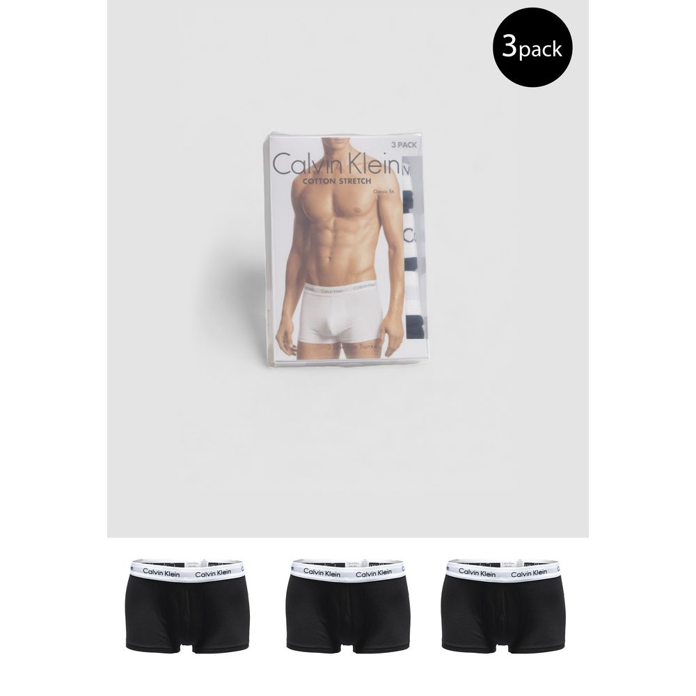 Boxer din bumbac negru Calvin Klein Underwear