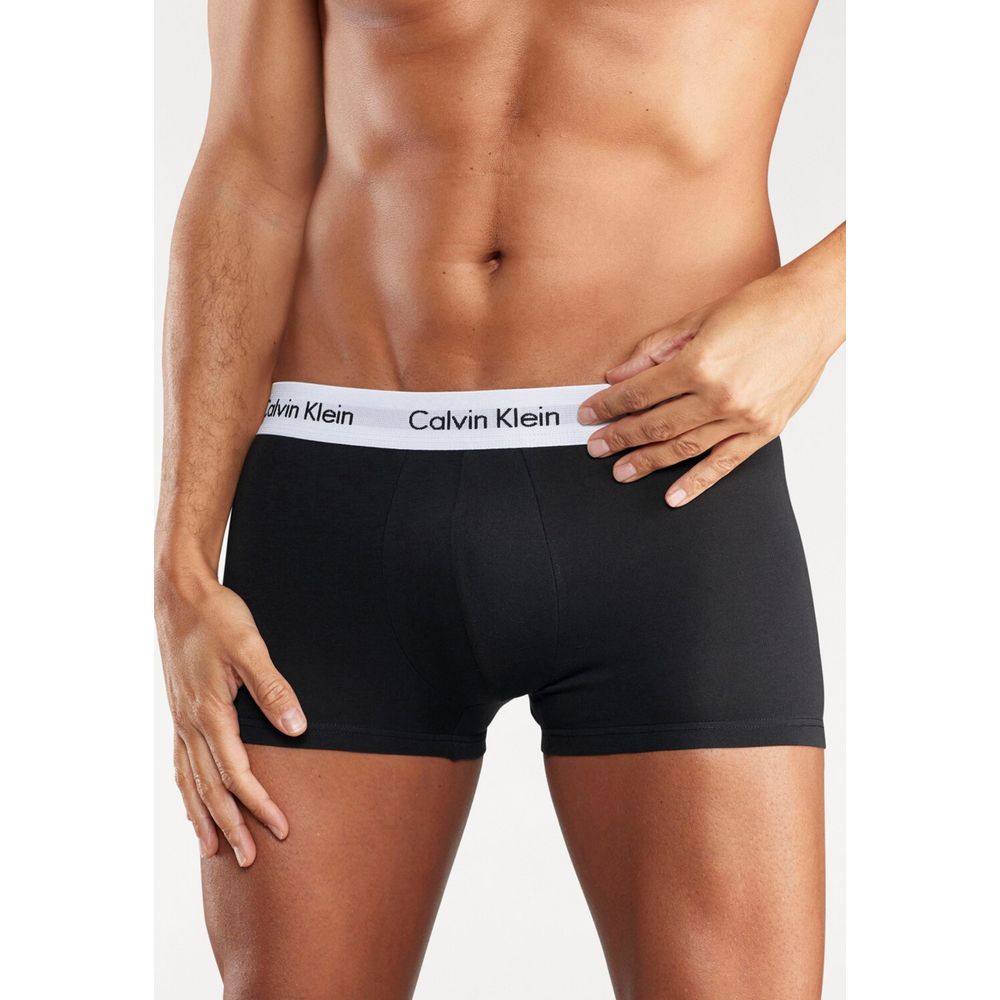 Boxer din bumbac negru Calvin Klein Underwear