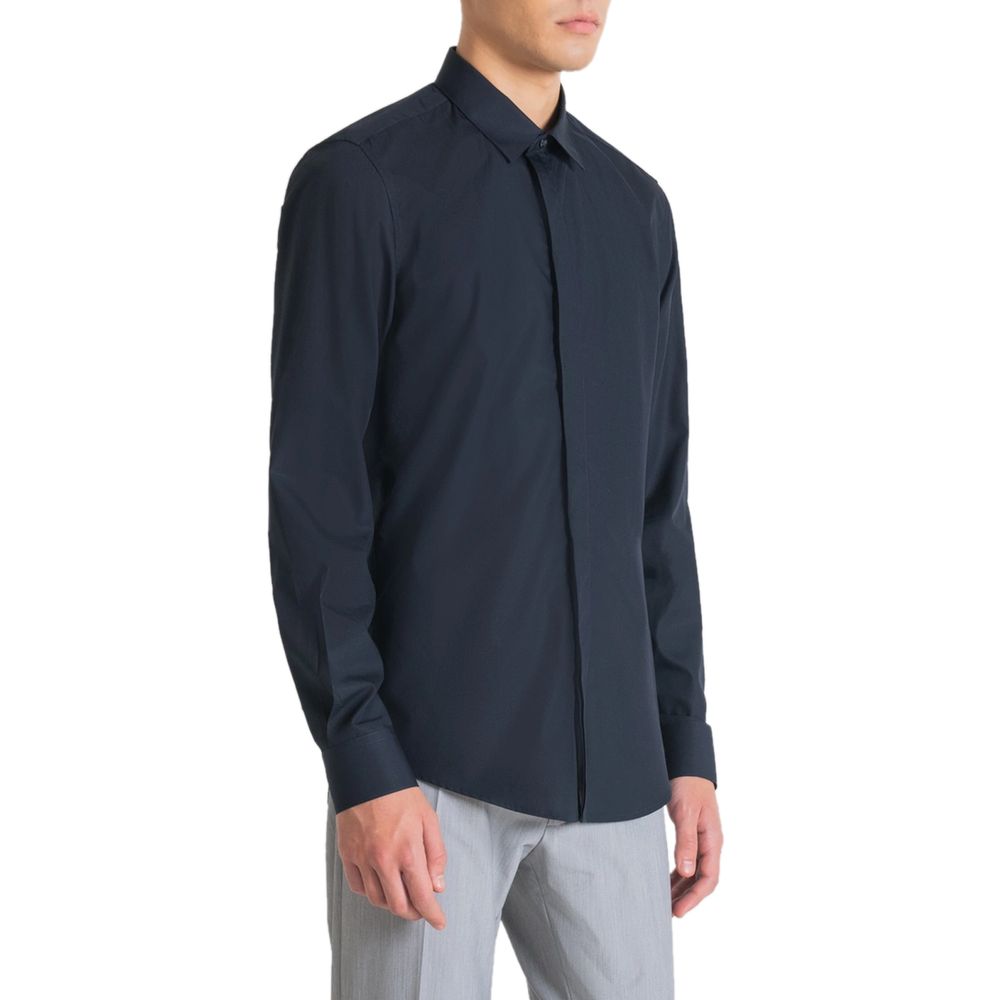 Blaues Baumwollhemd von Antony Morato