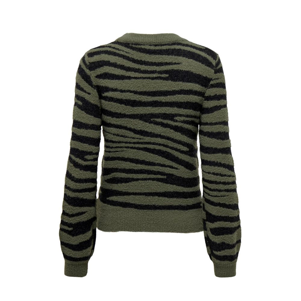 Jacqueline De Yong Grüner Nylonpullover