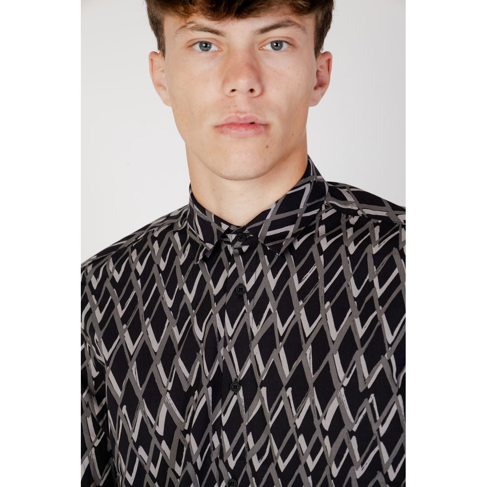 Schwarzes Baumwollhemd von Antony Morato