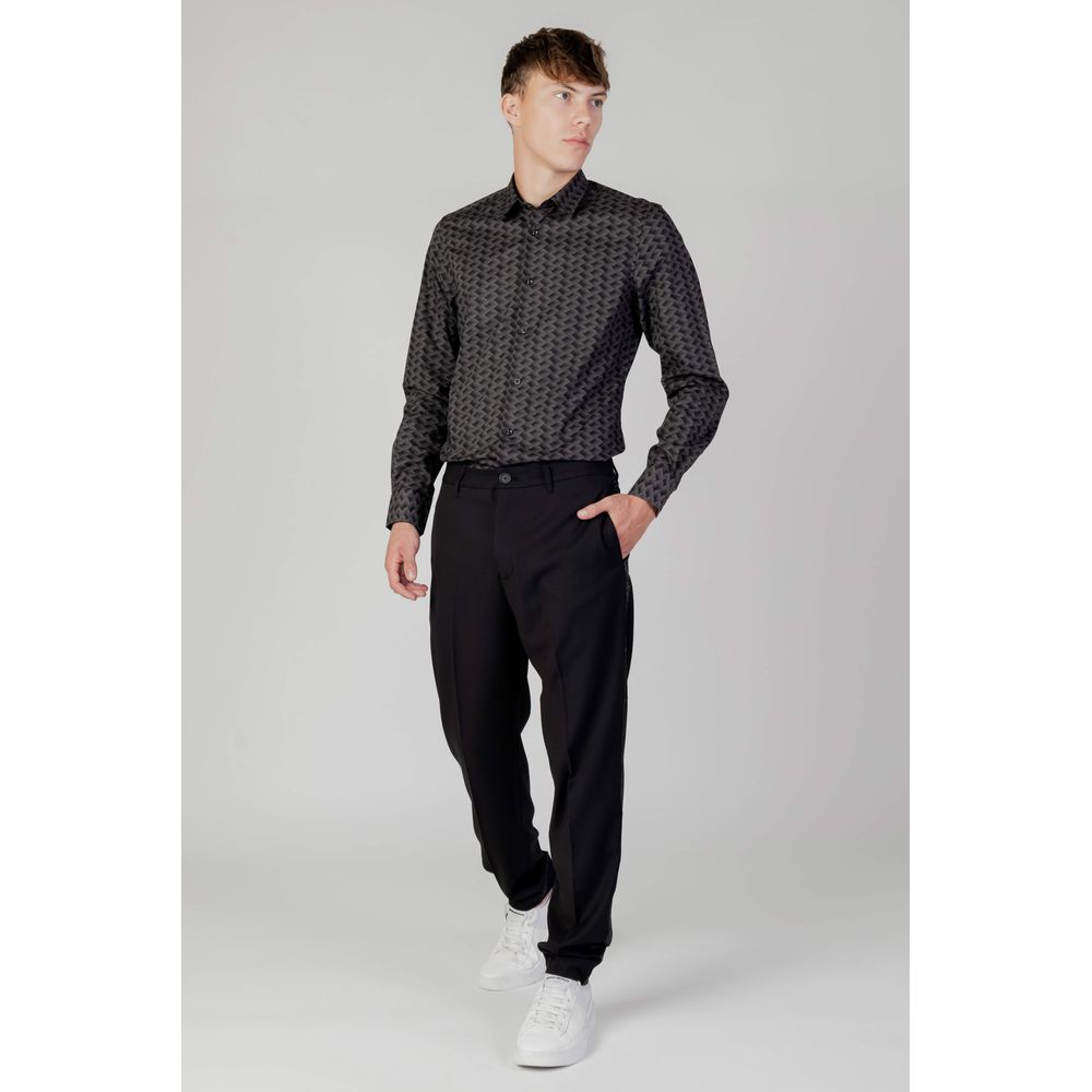 Graues Baumwollhemd von Antony Morato