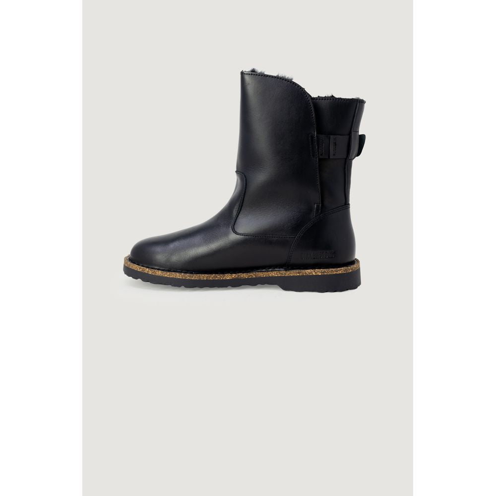 Birkenstock – Schwarze Lederstiefel