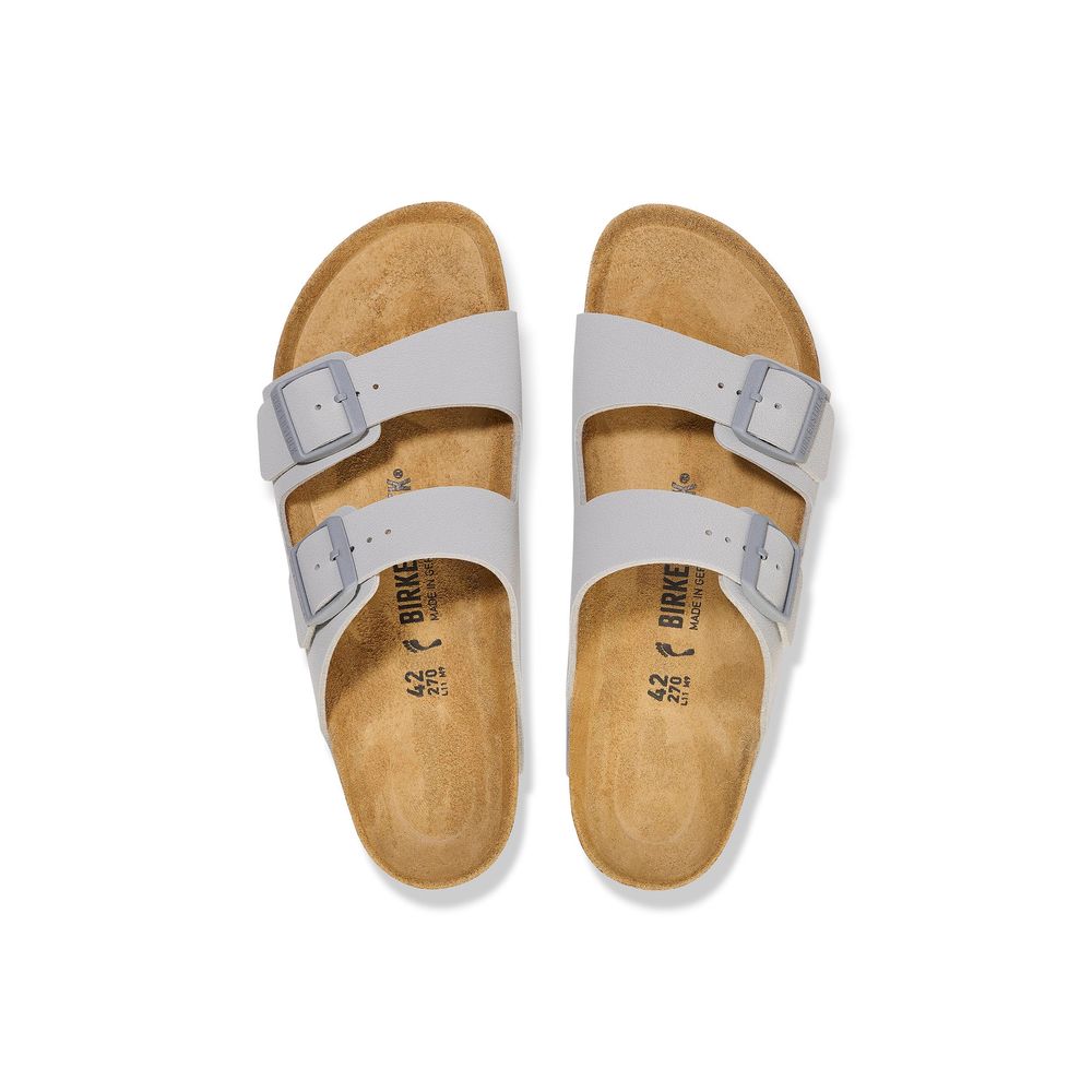 Sandale Birkenstock gri din viscoză
