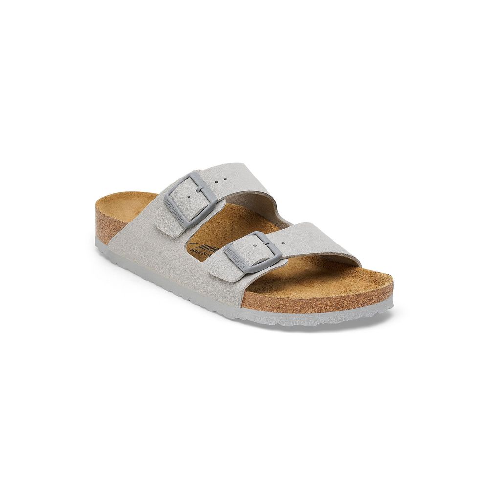 Sandale Birkenstock gri din viscoză