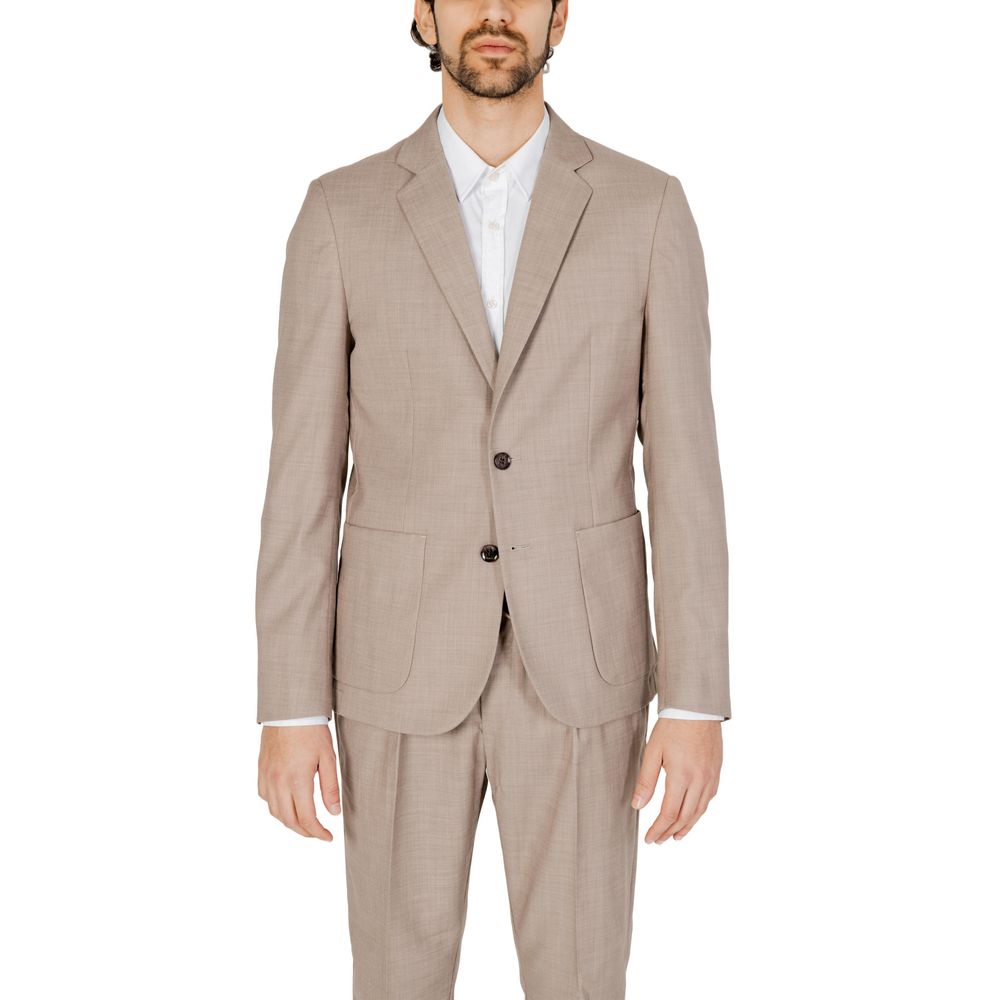 Antony Morato Beige Polyesteranzug